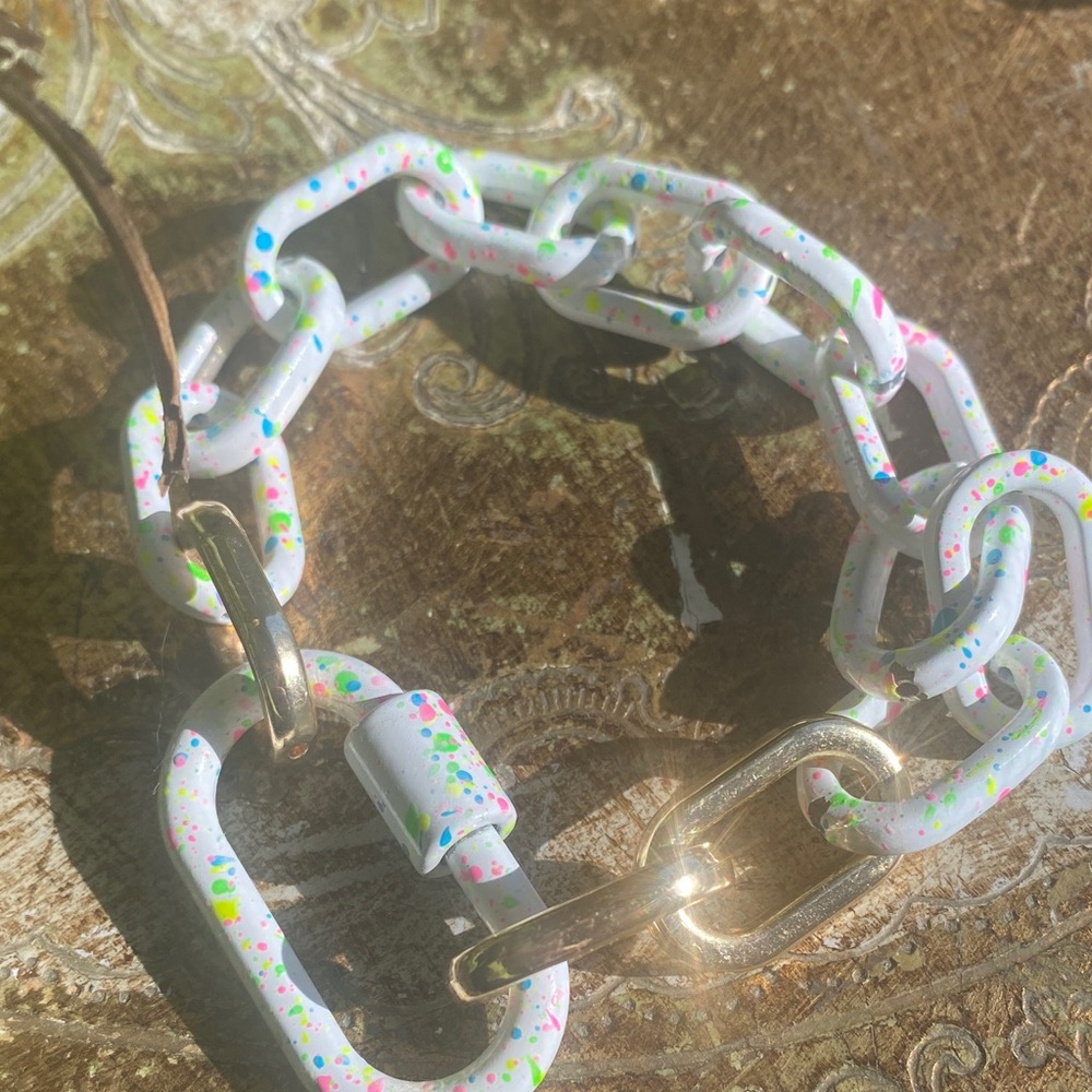 Colorful Chain Link Bracelet